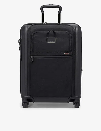 Tumi Black Alpha 3 Continental Expendable Four-wheel Carry-on Suitcase