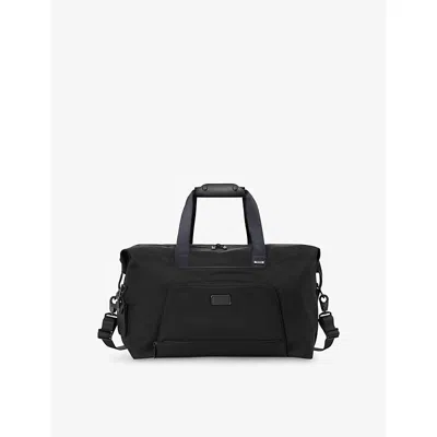 Tumi Black Alpha 4 Double Expansion Nylon Duffel Bag