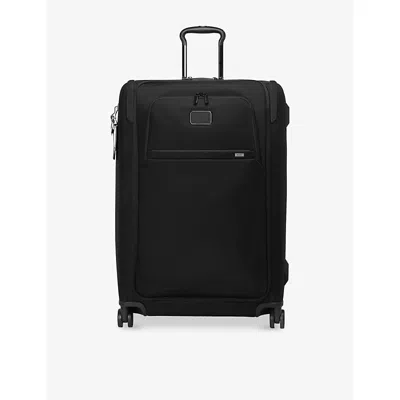 Tumi Black Alpha 4 Large Dual Access Expandable Checked Luggage 73.5cm