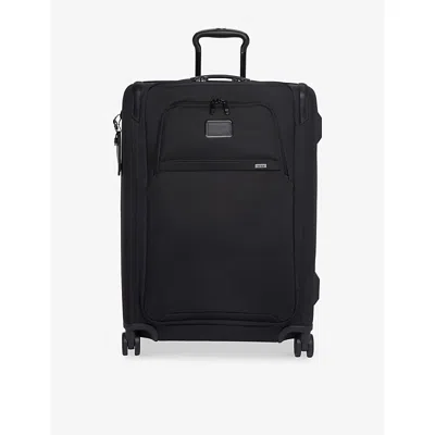 Tumi Black Alpha 4 Medium Dual Access Expandable Checked Suitcase 66cm