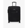 Tumi Black Alpha Dual Access Expandable Suitcase In Black