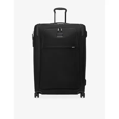 Tumi Black Alpha X-large Dual Access Expandable Checked Suitcase 78.5cm In Pattern