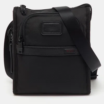 Pre-owned Tumi Black Ballistic Nylon Alpha 2 Small Pocket Messenger Bag