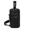 Tumi Black Ballistic Nylon Compact Sling Bag In Black