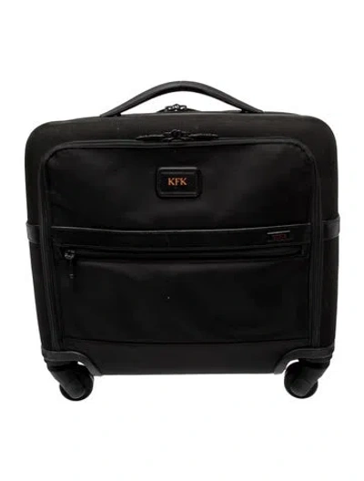 Pre-owned Tumi Black Canvas Mini Carry On Suitcase