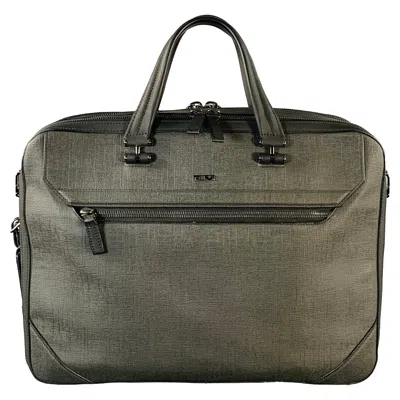 Pre-owned Tumi Black Coated Canvas Laptop Bag