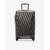 Tumi International Expandable 4-wheeled Polycarbonate Carry-on Suitcase 55cm Black Graphite In Black Graphite