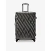 Tumi Short Trip 19-degree Polycarbonate Checked Suitcase 66cm Black Graphite In Black Graphite