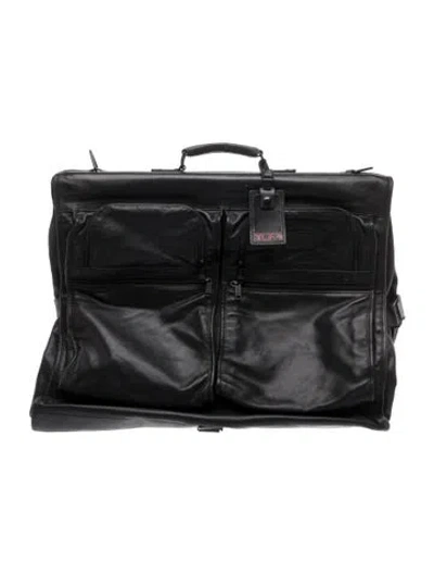 Pre-owned Tumi Black Leather Duffle Bag