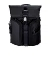Tumi Black Logo Backpack In Black