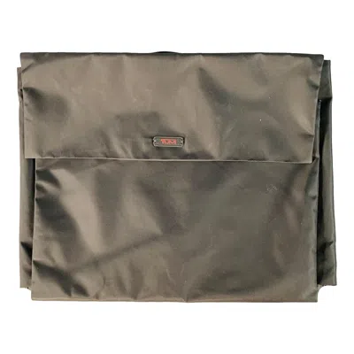 Pre-owned Tumi Black Nylon Packable Hook Loop Garment Bag
