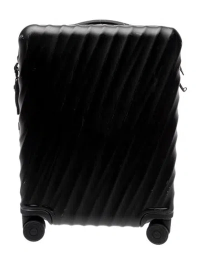 Pre-owned Tumi Black Polycarbonate Carry On