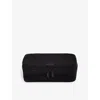 Tumi Small Logo-embroidered Woven Packing Cube Black In Black