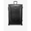 Tumi Extended Trip Expandable Four-wheel Shell Packing Suitcase In Black/graphite