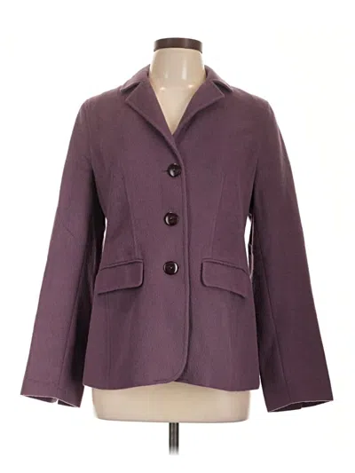 Pre-owned Tumi Blazer Jacket In Purple