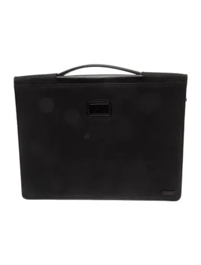 Pre-owned Tumi Briefcase In Black