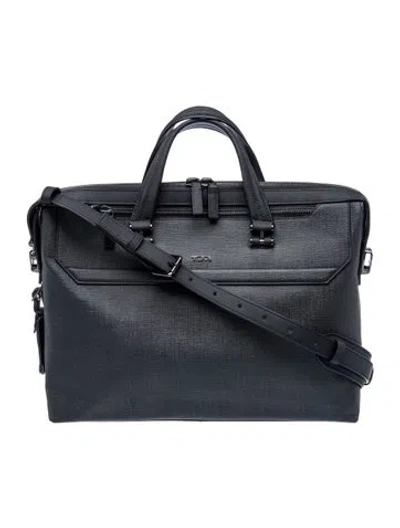 Pre-owned Tumi Briefcase In Blue