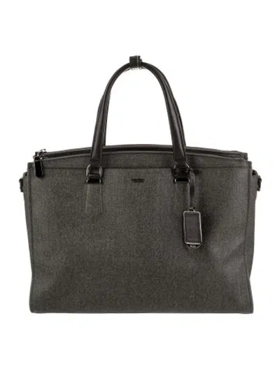 Pre-owned Tumi Briefcase In Gray