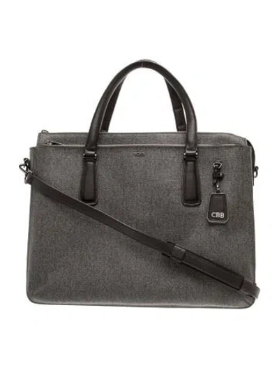 Pre-owned Tumi Briefcase In Gray