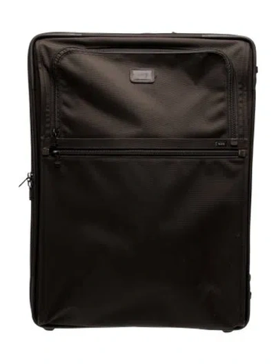 Pre-owned Tumi Brown Canvas Suitcase