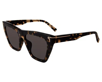 Tumi Brown Cat Eye Ladies Sunglasses Stu507 01gu 55
