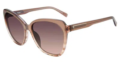 Tumi Brown Gradient Butterfly Ladies Sunglasses Stu502 0wtp 58