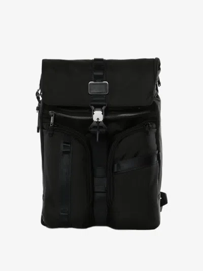 Tumi Buckle-fastening Zip-pocket Backpack In Black