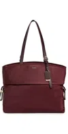 Tumi Cam Large Tote Wine In Burgundy
