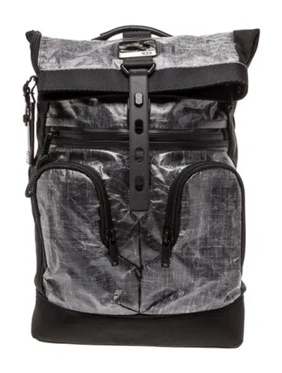 Pre-owned Tumi Canvas Backpack In Black