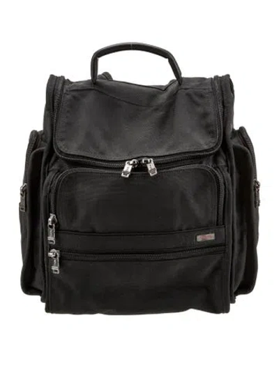 Pre-owned Tumi Canvas Backpack In Black