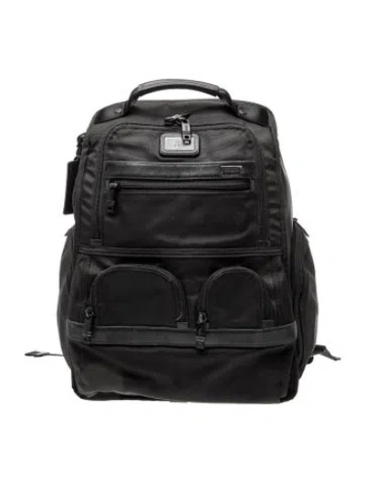 Pre-owned Tumi Canvas Backpack In Black
