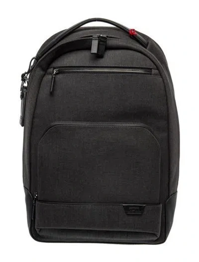 Pre-owned Tumi Canvas Backpack In Black