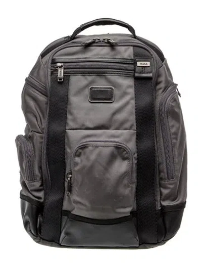 Pre-owned Tumi Canvas Backpack In Black