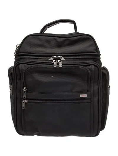 Pre-owned Tumi Canvas Backpack In Black