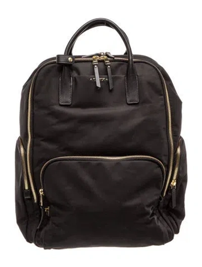 Pre-owned Tumi Canvas Backpack In Black