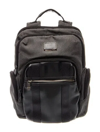 Pre-owned Tumi Canvas Backpack In Blue