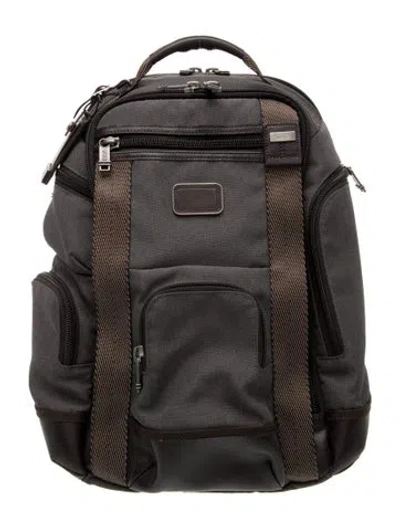 Pre-owned Tumi Canvas Backpack In Gray