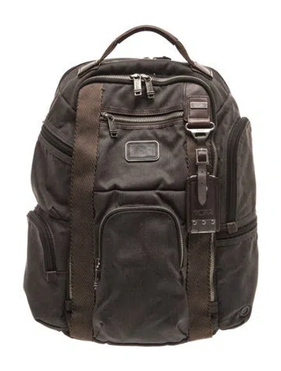 Pre-owned Tumi Canvas Backpack In Gray