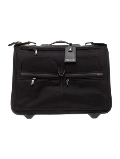 Pre-owned Tumi Canvas Black Rolling Suitcase