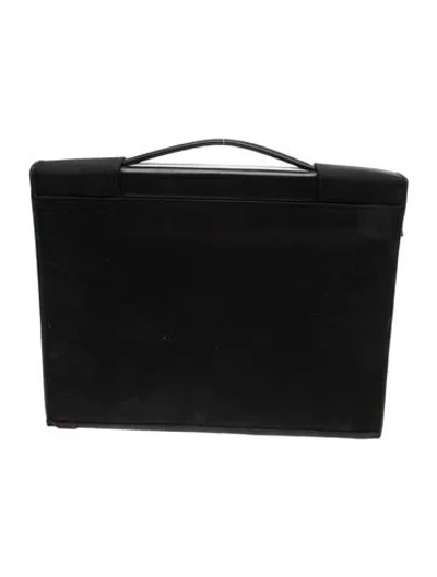 Pre-owned Tumi Canvas Briefcase In Black
