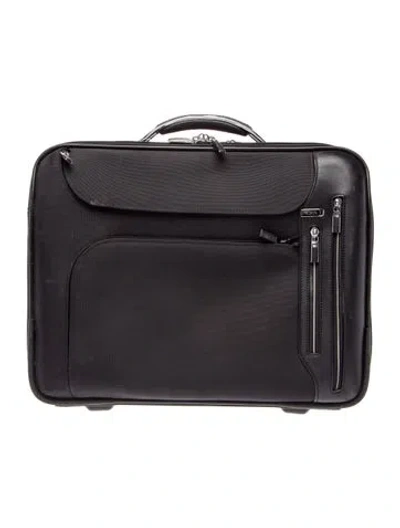 Pre-owned Tumi Canvas Briefcase In Black