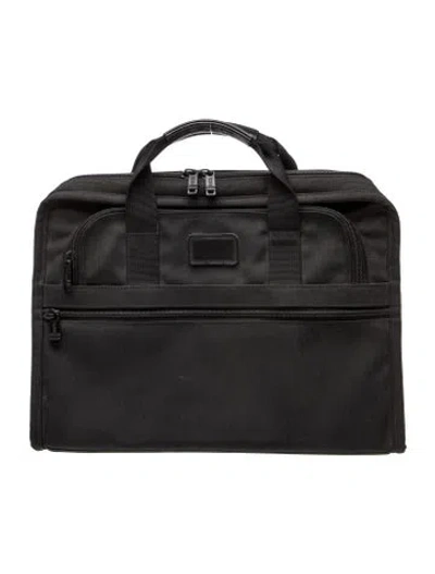 Pre-owned Tumi Canvas Briefcase In Gray