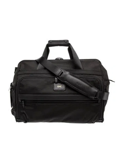 Pre-owned Tumi Canvas Carry On Bag In Black