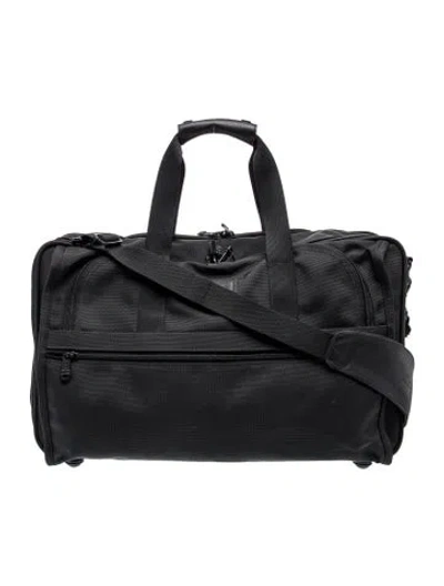 Pre-owned Tumi Canvas Carry On Bag In Black