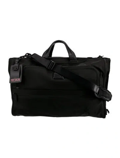 Pre-owned Tumi Canvas Carry On In Black
