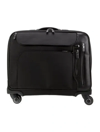 Pre-owned Tumi Canvas Carry On In Black