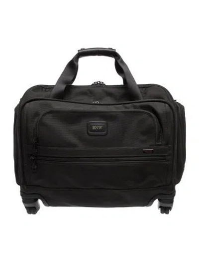 Pre-owned Tumi Canvas Carry-on In Black
