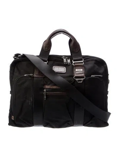 Pre-owned Tumi Canvas Carry-on In Black