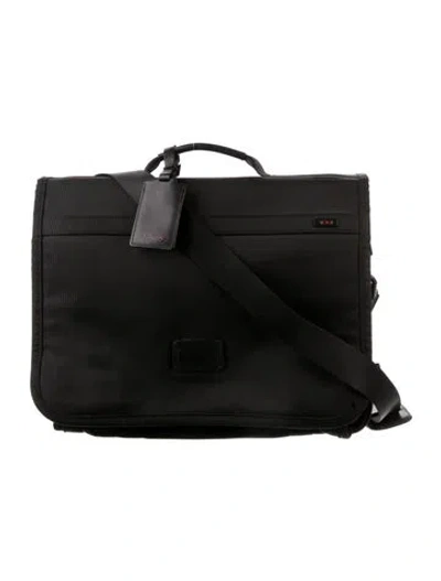 Pre-owned Tumi Canvas Carry-on In Black