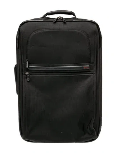 Pre-owned Tumi Canvas Carry-on In Black